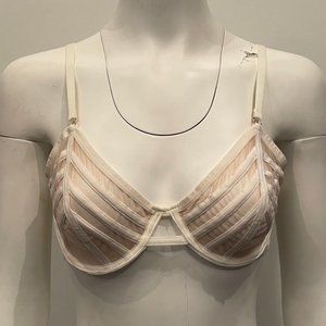 BNWT BlueBella London Collection Ivory Nude Strappy Bra 32DD